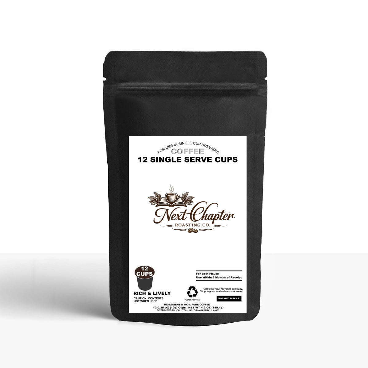 12 Pack Single Serve Coffee Capsules