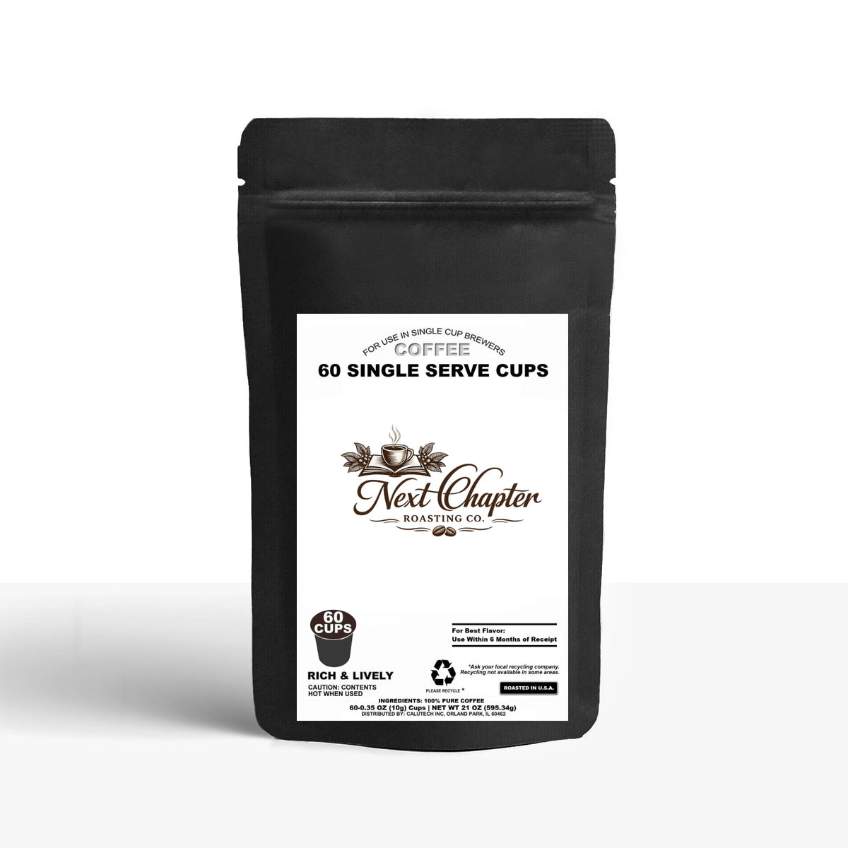 60 Pack Single Serve Coffee Capsules